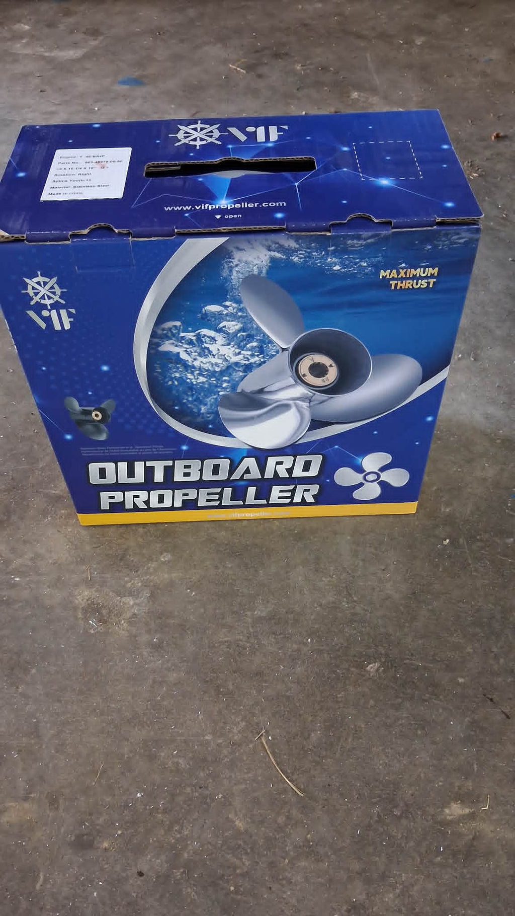 Outboard Propeller 10.25x16p (REV2 YBS)