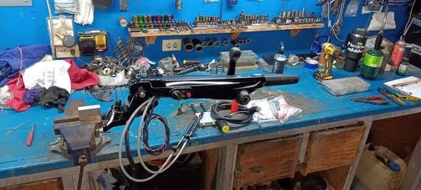 Mercury Multifunction Tiller Kit for the 40-60hp 3cyl stroke mercury 59ci outboard