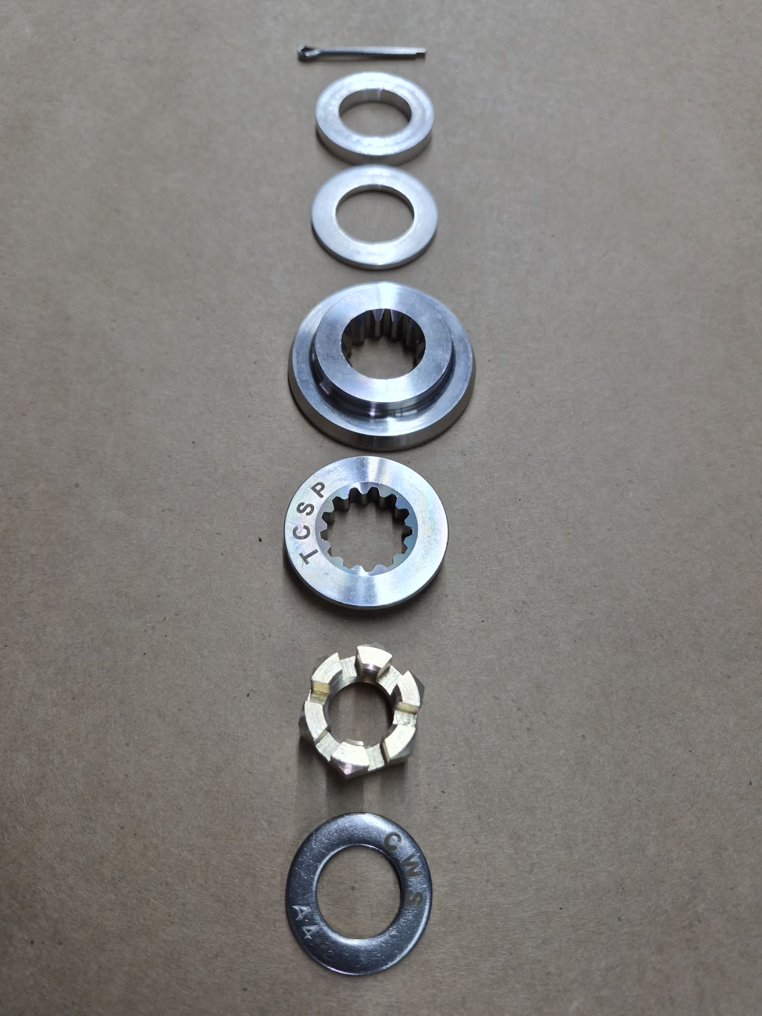 Tohatsu-to-YBS prop hardware adapter kit