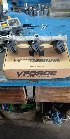 Moto Tassinari Vforce Factory replacement reed cages for 75-90hp 2 stroke 3cyl Yamaha outboard motor