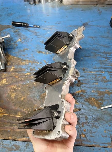 Moto Tassinari Vforce Factory replacement reed cages for 75-90hp 2 stroke 3cyl Yamaha outboard motor