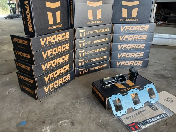 Moto Tassinari Vforce Factory replacement reed cages for 75-90hp 2 stroke 3cyl Yamaha outboard motor