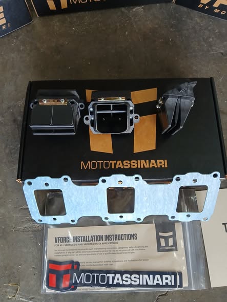 Moto Tassinari Vforce Factory replacement reed cages for 75-90hp 2 stroke 3cyl Yamaha outboard motor