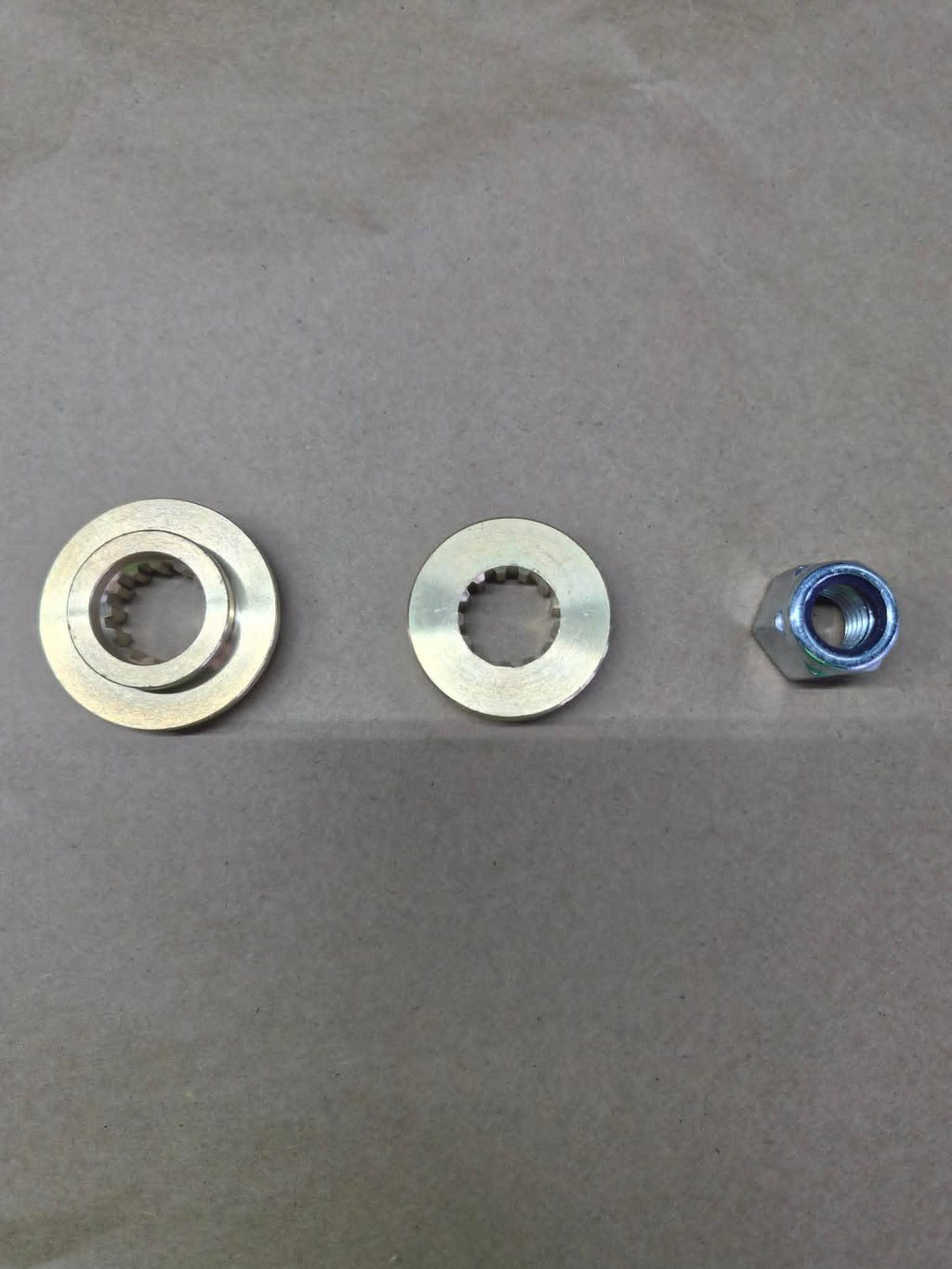 Mercury to Yamaha 10 1\4 13 spline G series (YBS) Hardware Adapter Kit