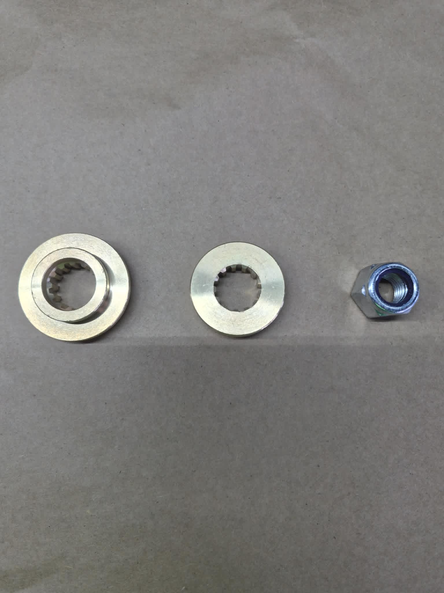Mercury to Yamaha 10 1\4 13 spline G series (YBS) Hardware Adapter Kit