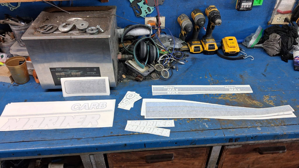 Mercury 40-60 Mini Max decal set