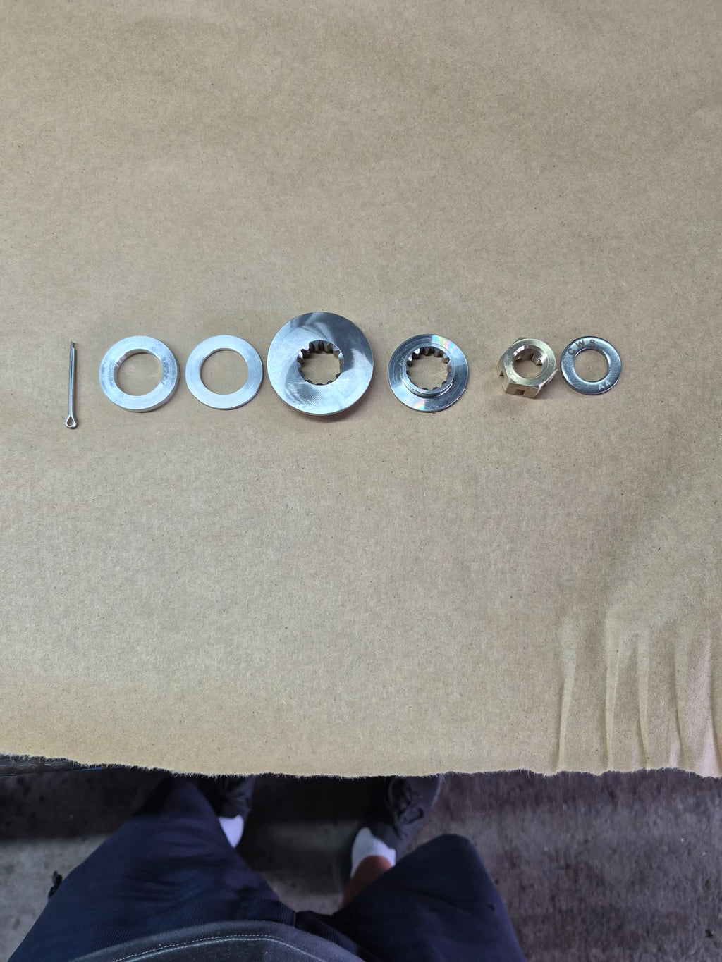 Tohatsu-to-YBS prop hardware adapter kit