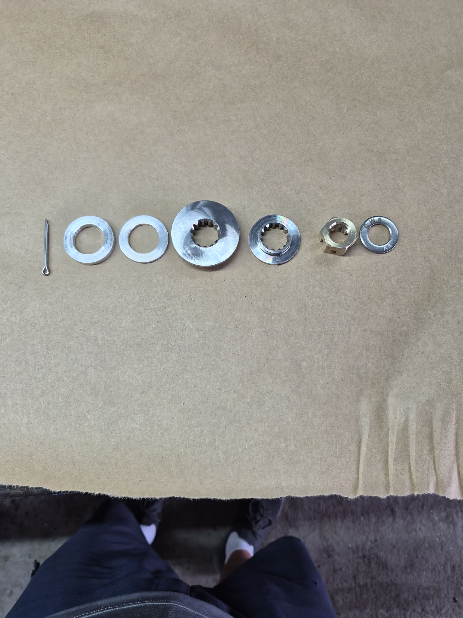 Tohatsu-to-YBS prop hardware adapter kit