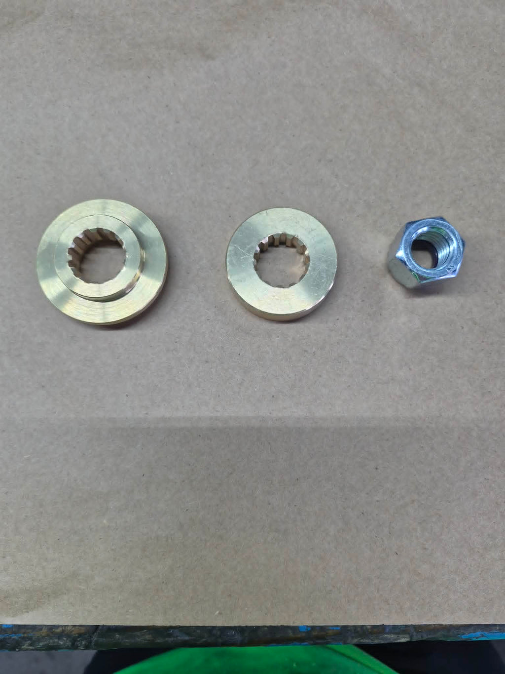 Mercury to Yamaha 10 1\4 13 spline G series (YBS) Hardware Adapter Kit